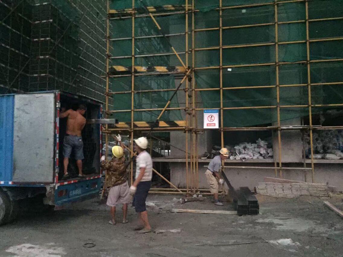 佛山天璣國際大廈電纜橋架進(jìn)場(chǎng)